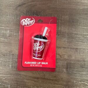Dr Pepper Flavored Lip Balm Novelty Soda Cup Container Taste Beauty 0.18oz NIP